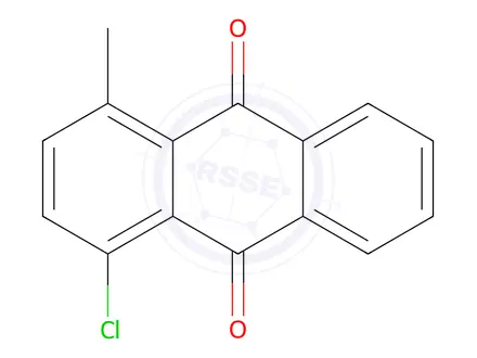 Chemical structure of 1-Chloro-4-methylanthracene-9,10-dione