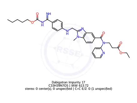 Chemical structure of Dabigatran etexilate Impurity S