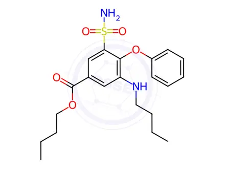 Chemical structure of Bumetanide EP Impurity C