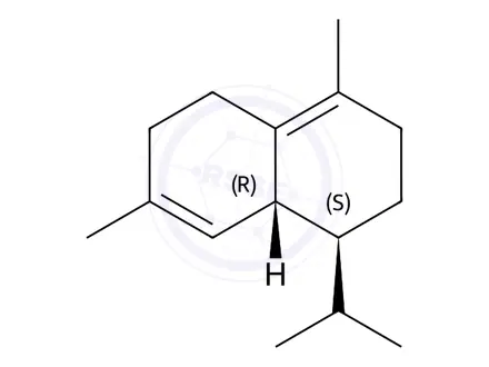Chemical structure of δ-Cadinene