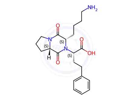 Chemical structure of Lisinopri EP Impurity C