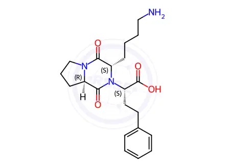 Chemical structure of Lisinopri EP Impurity D