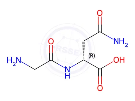 Chemical structure of Glycyl-d-asparagine