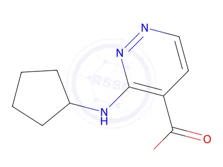 Chemical structure of 3-(cyclopentylamino)pyridazine-4-carboxylic Acid