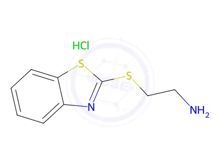 Chemical structure of 2-(Benzo[d]thiazol-2-ylthio)ethan-1-amine hydrochloride