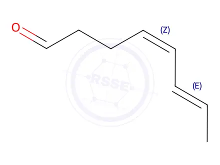 Chemical structure of (4Z,6E)-4,6-Octadienal (>70%)