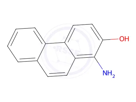 Chemical structure of 1-Aminophenanthren-2-ol