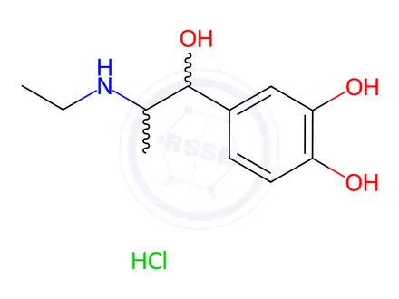 Chemical structure of Dioxethedrine Hydrochloride
