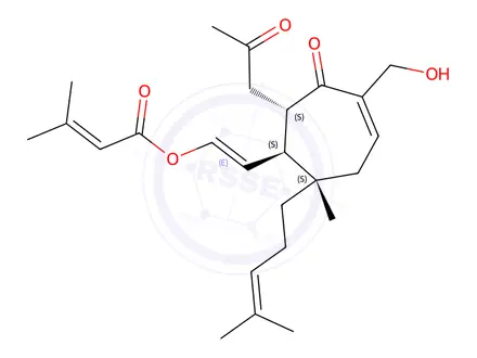 Chemical structure of Vibsanin C