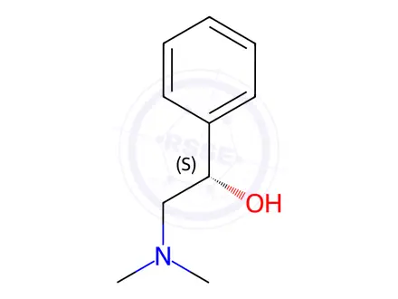 Chemical structure of (1S)-2-(dimethylamino)-1-phenylethan-1-ol