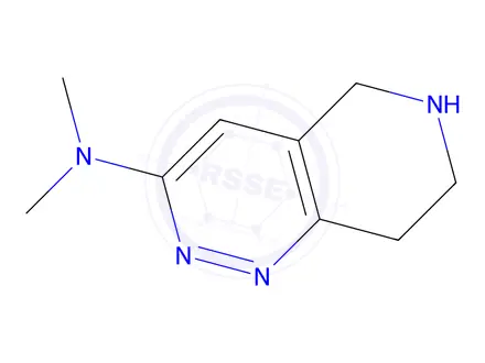 Chemical structure of n,n-dimethyl-5h,6h,7h,8h-pyrido[4,3-c]pyridazin-3-amine