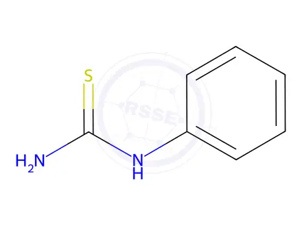 Chemical structure of N-Phenylthiourea