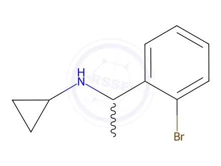 Chemical structure of n-(1-(2-Bromophenyl)ethyl)cyclopropanamine