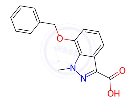 Chemical structure of 7-(Benzyloxy)-1-methyl-1H-indazole-3-carboxylic Acid