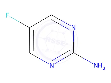 Chemical structure of 2-Amino-5-fluoropyrimidine
