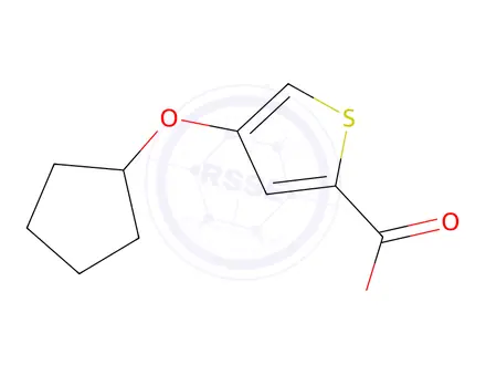 Chemical structure of 4-(Cyclopentyloxy)thiophene-2-carboxylic acid