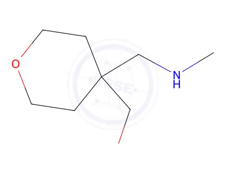 Chemical structure of {4-[(methylamino)methyl]tetrahydro-2H-pyran-4-yl}methanol