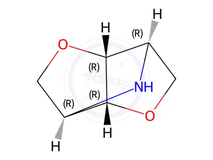 Chemical structure of (1S,3S,6R,7R)-5,8-dioxa-2-azatricyclo[4.3.0.03,7]nonane