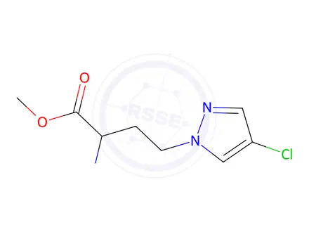 Chemical structure of Methyl 4-(4-chloro-1h-pyrazol-1-yl)-2-(ethylamino)butanoate