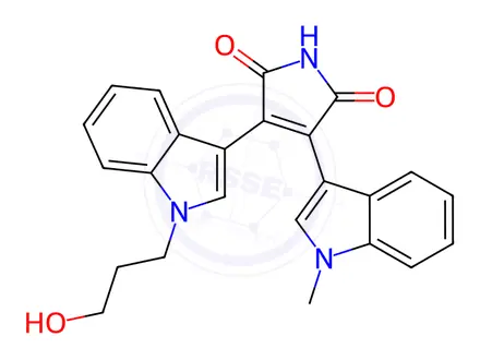 Chemical structure of Enzastaurin Impurity 3