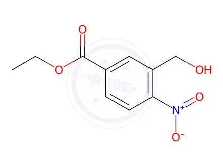 Chemical structure of Ethyl 3-(hydroxymethyl)-4-nitrobenzoate