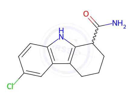 Chemical structure of 6-CHLORO-2,3,4,9-TETRAHYDRO-1H-CARBAZOLE-1-CARBOXAMIDE