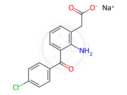 Chemical structure of Bromfenac Impurity 32 Sodium Salt