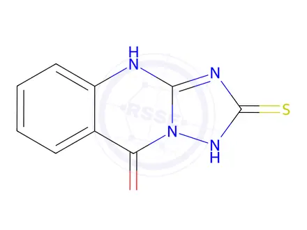 Chemical structure of 2-Thioxo-2,3-dihydro-[1,2,4]triazolo[5,1-b]quinazolin-9(1H)-one