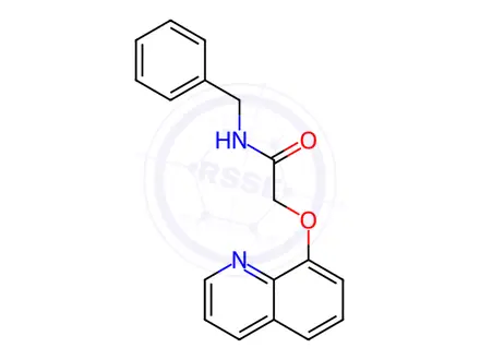 Chemical structure of N-Benzyl-2-(quinolin-8-yloxy)acetamide