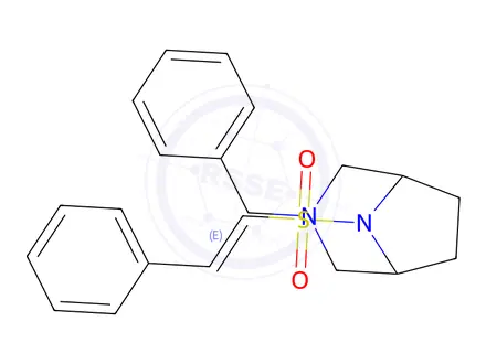 Chemical structure of 3-Benzyl-8-(styrylsulfonyl)-3,8-diazabicyclo[3.2.1]octane