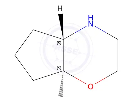 Chemical structure of (4aS,7aS)-octahydrocyclopenta[b][1,4]oxazine