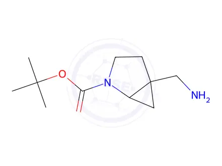 Chemical structure of Tert-butyl 5-(aminomethyl)-2-azabicyclo[3.1.0]Hexane-2-carboxylate