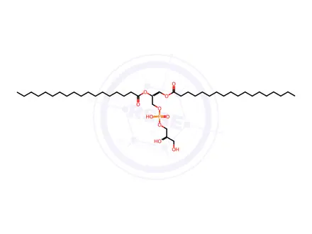 Chemical structure of 1,2-Distearoyl-sn-glycero-3-phosphorylglycerol