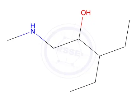 Chemical structure of 3-Ethyl-1-(methylamino)pentan-2-ol