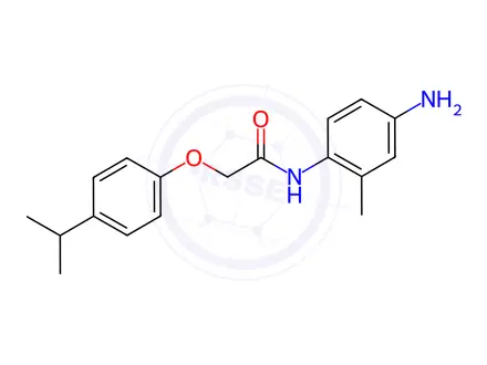 Chemical structure of N-(4-Amino-2-methylphenyl)-2-(4-isopropylphenoxy)-acetamide