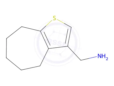 Chemical structure of 4h,5h,6h,7h,8h-Cyclohepta[b]thiophen-3-ylmethanamine