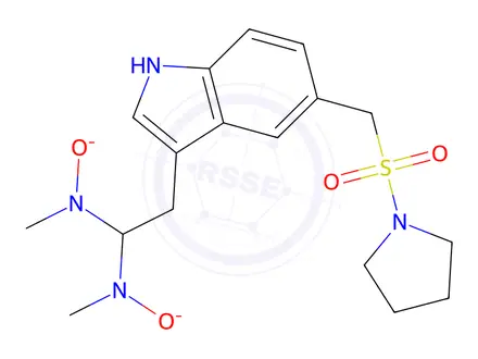 Chemical structure of Almotriptan Impurity 4 (Almotriptan EP Impurity E) (Almotriptan USP Related Compound D)