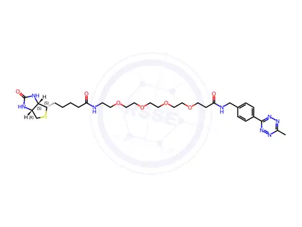 Chemical structure of Biotin-PEG4-MeTz