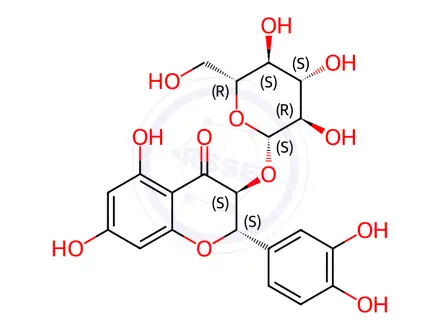 Chemical structure of (2S,3S)-(-)-Glucodistylin