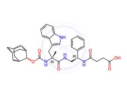 Chemical structure of PD 134308