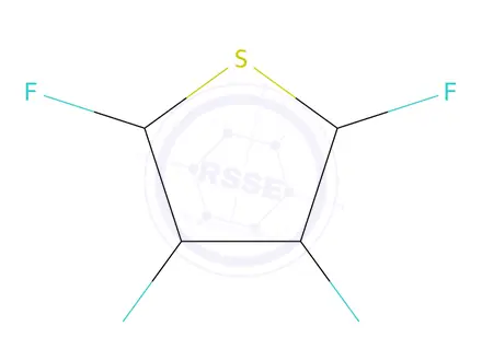 Chemical structure of Thiophene, 2,3,4,5-tetrafluorotetrahydro-(9CI)