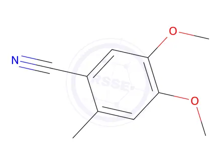 Chemical structure of 4,5-Dimethoxy-2-methylbenzonitrile