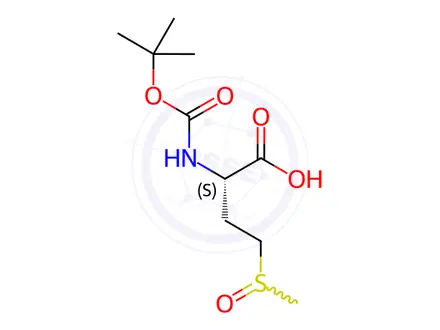 Chemical structure of Boc-met(o)-oh AldrichCPR