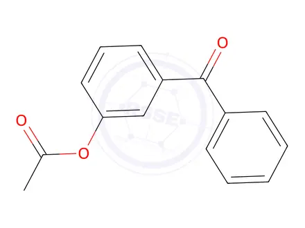 Chemical structure of 3-ACETOXYBENZOPHENONE