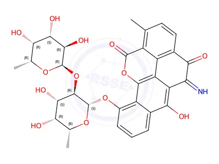 Chemical structure of chrymutasin B