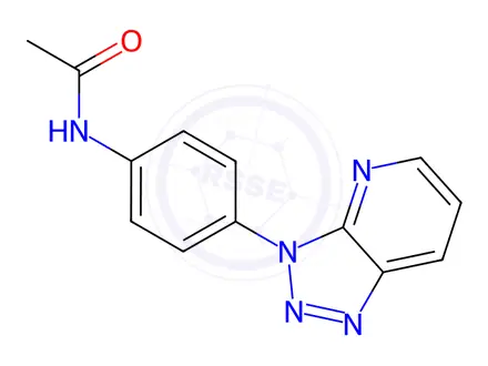 Chemical structure of N-(4-(3H-[1,2,3]Triazolo[4,5-b]pyridin-3-yl)phenyl)acetamide