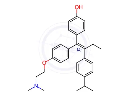 Chemical structure of Miproxifene