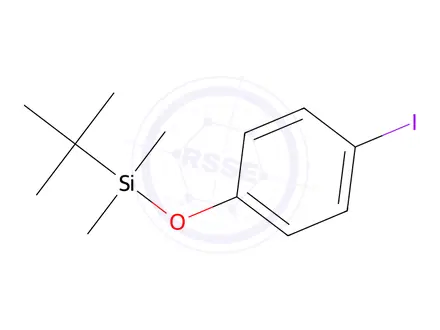 Chemical structure of (4-iodophenoxy)(tert-butyl)dimethylsilane