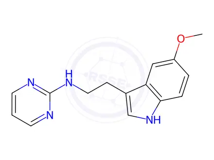 Chemical structure of n-(2-(5-Methoxy-1h-indol-3-yl)ethyl)pyrimidin-2-amine