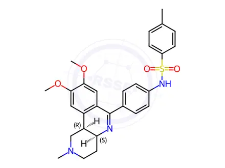 Chemical structure of Tolafentrine